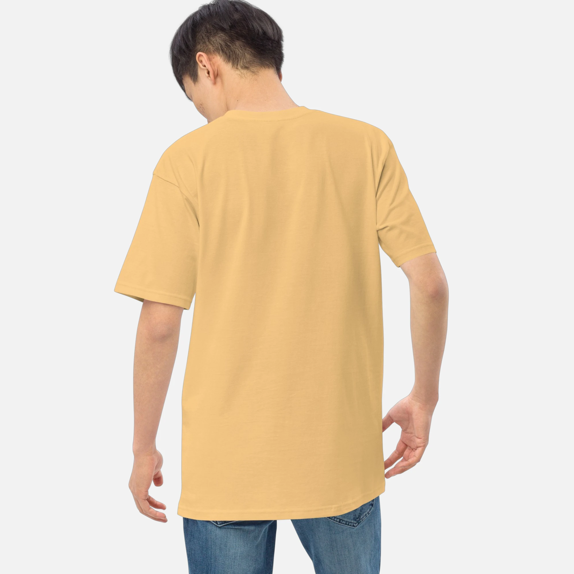 Men’s CupCake Graphic premium heavyweight tee - Image 4