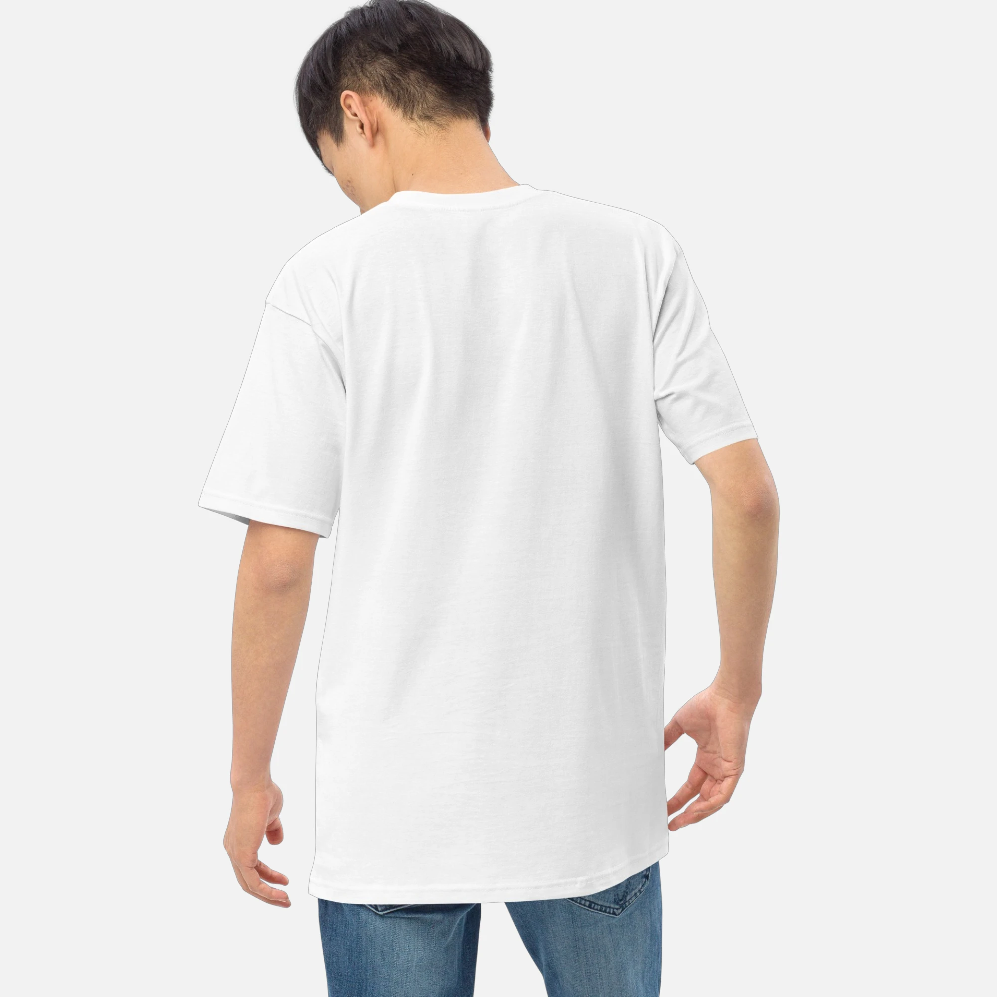 Men’s CupCake Graphic premium heavyweight tee - Image 2