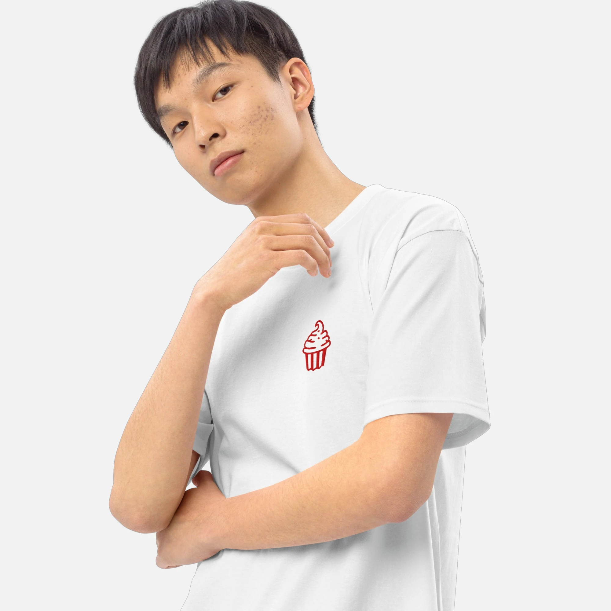 Men’s CupCake Graphic premium heavyweight tee
