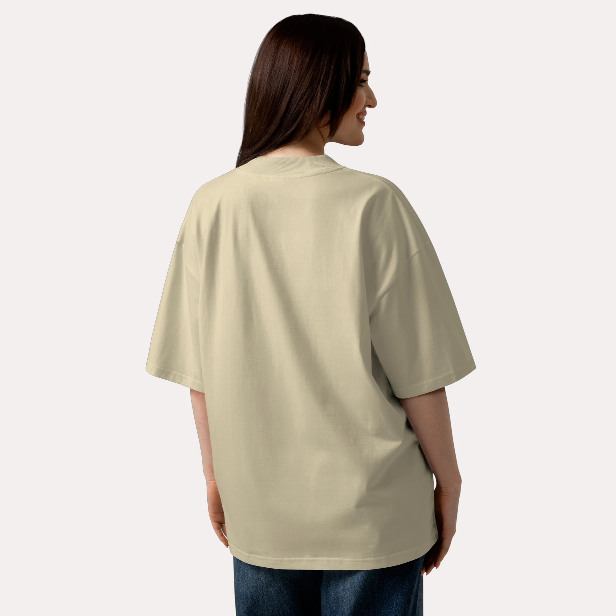 ZYNI Aesthetic Floral Organic Oversized Tee - Image 4