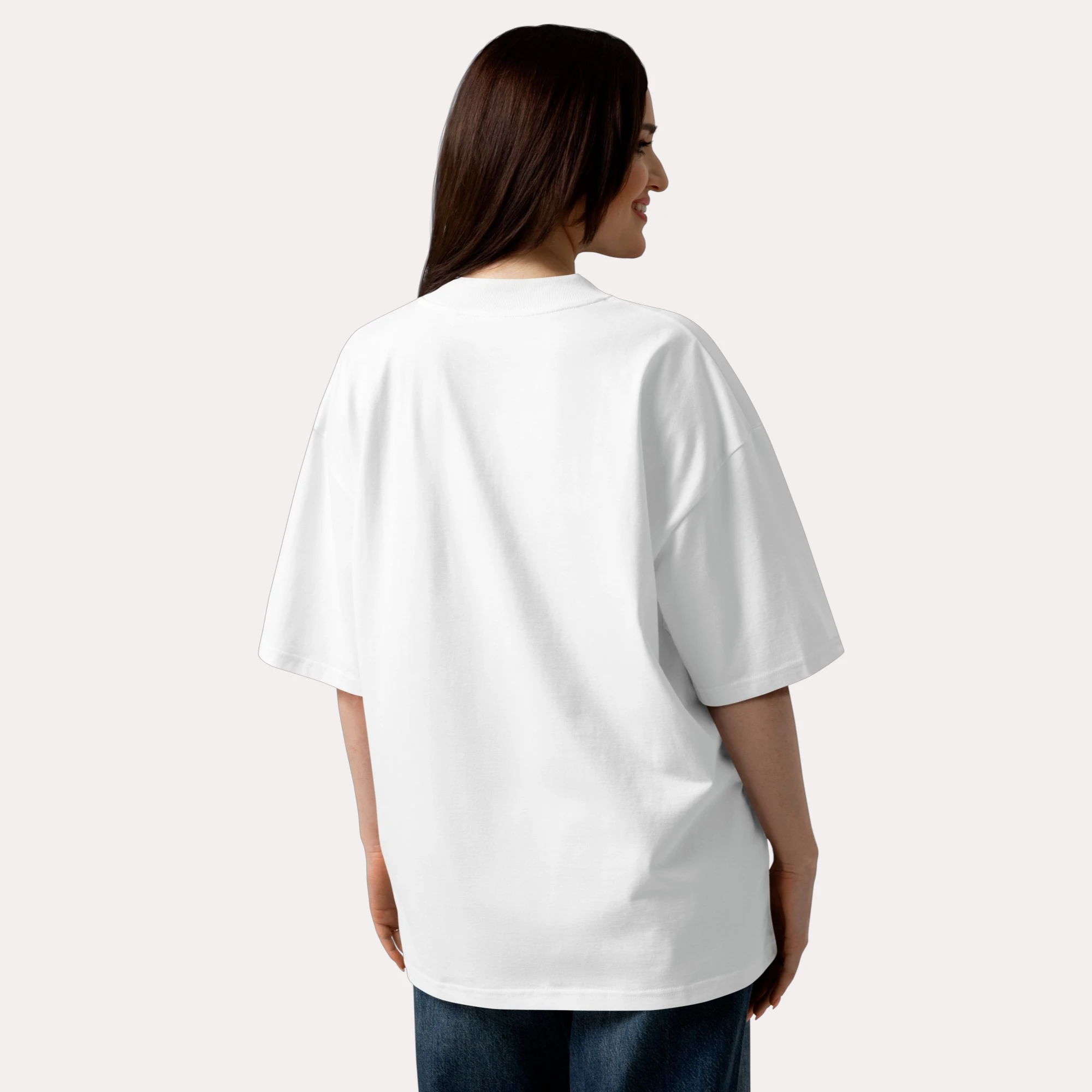 ZYNI Aesthetic Floral Organic Oversized Tee - Image 2