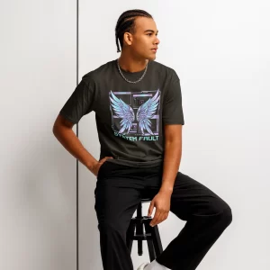 Men's "System Fault" Cyberpunk Graphic Tee