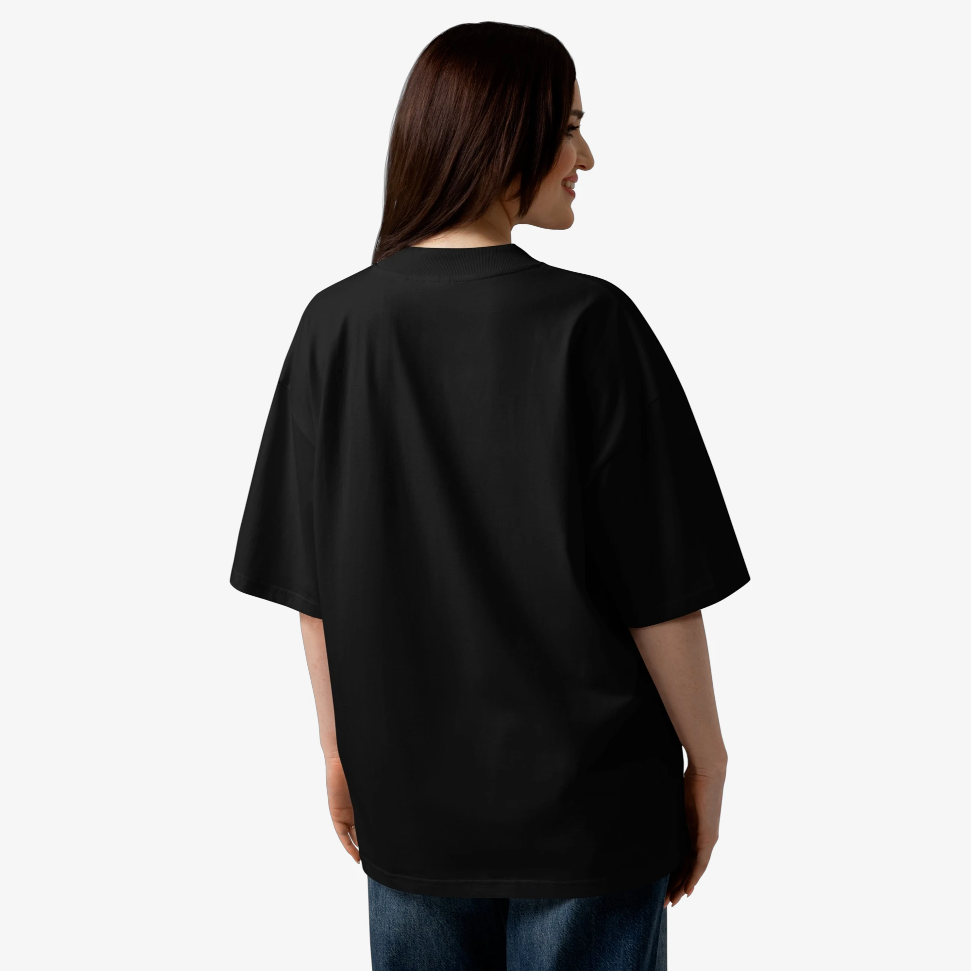 ZYNI Cute Axolotl Organic Oversized Tee - Image 4